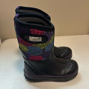 Bogs Rosey classic winter boots kids size 13 VGUC